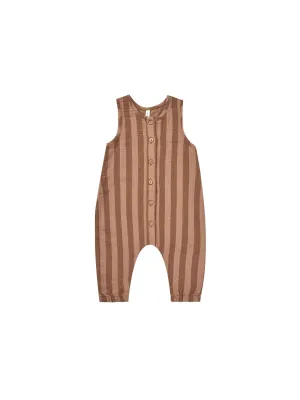[50%OFF] woven jumpsuit | retro stripe