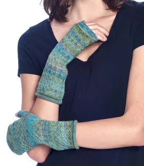 Alpaca Gloves - Printed - Seaweed