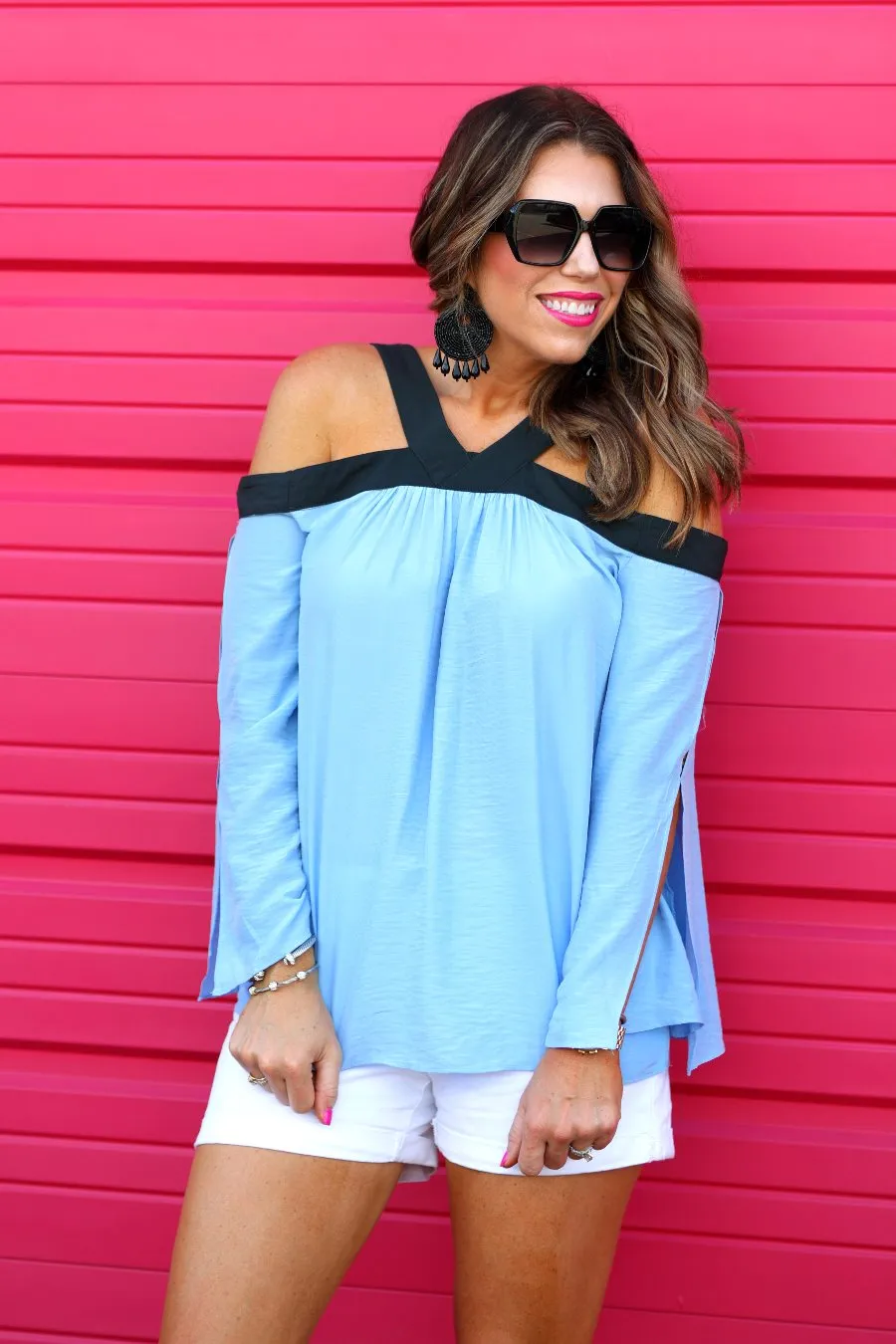 Alyssa Cold Shoulder Top