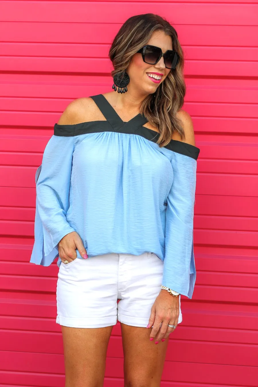 Alyssa Cold Shoulder Top