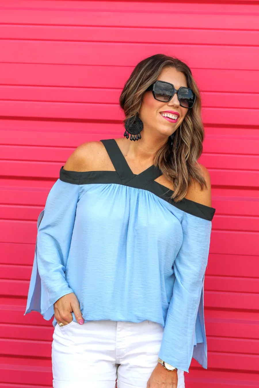 Alyssa Cold Shoulder Top