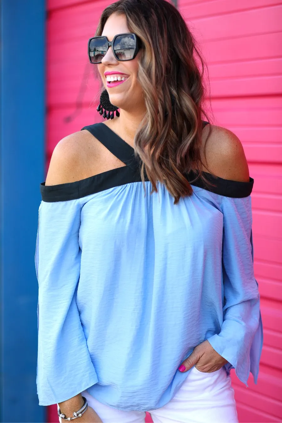 Alyssa Cold Shoulder Top