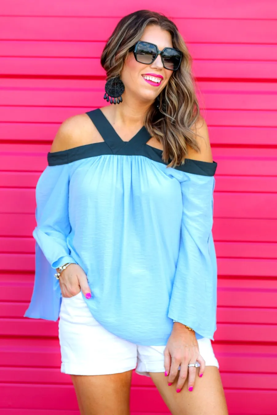 Alyssa Cold Shoulder Top