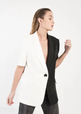 Blazer bicolore