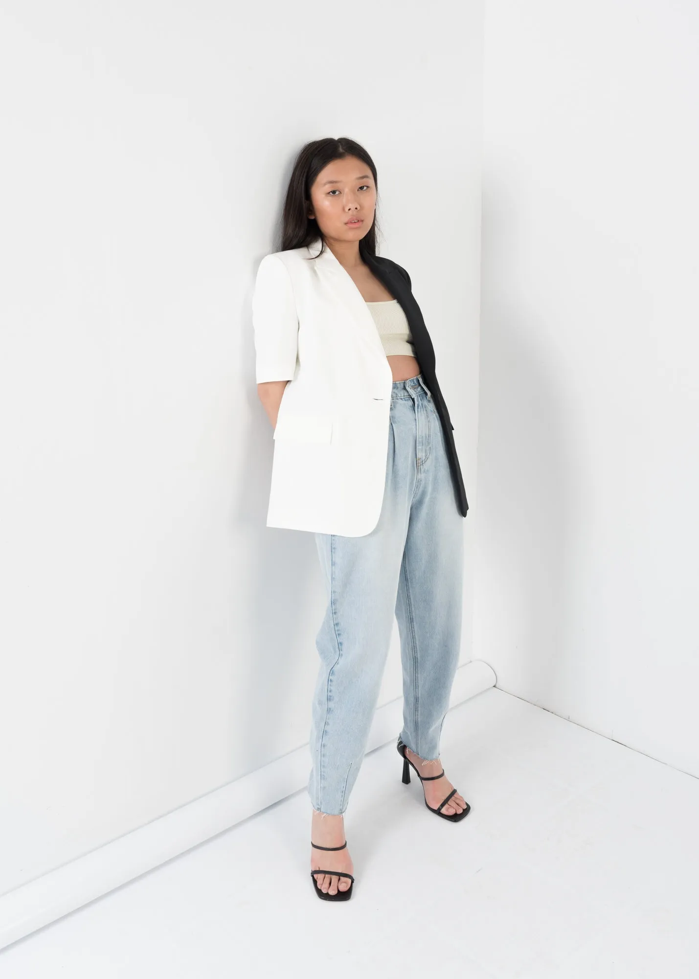 Blazer bicolore