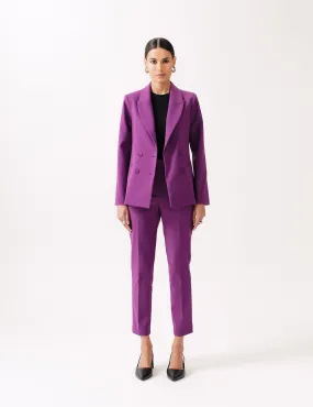 BLAZER UNIQUE CHIC 0048001 ROXO SILVIA SARJA POLIAMIDA