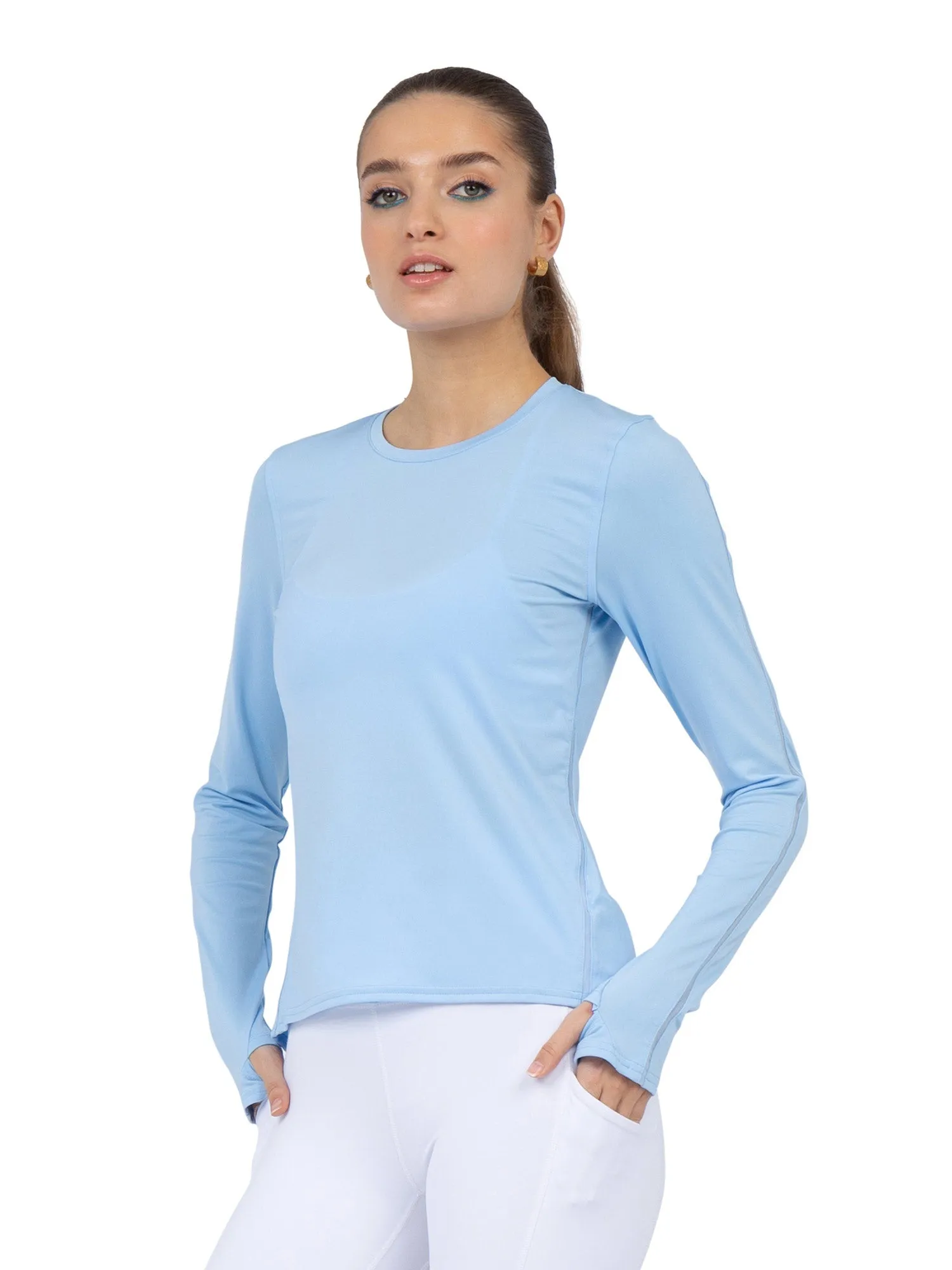 Classic Long Sleeve Crew Neck - Bluebell