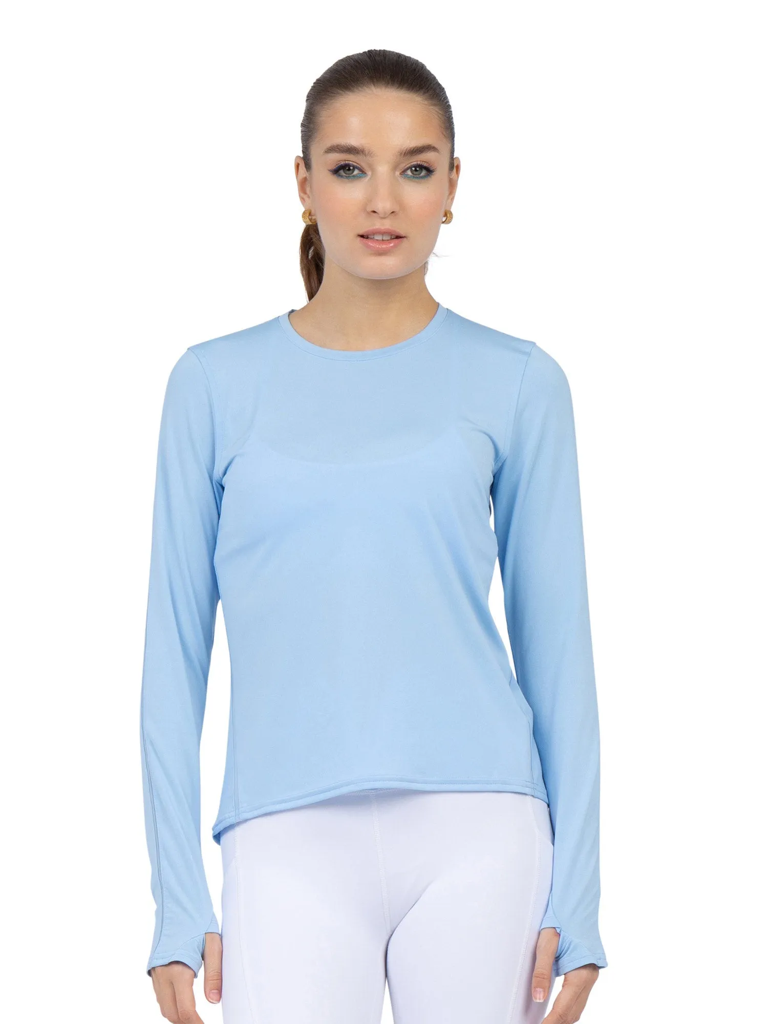 Classic Long Sleeve Crew Neck - Bluebell