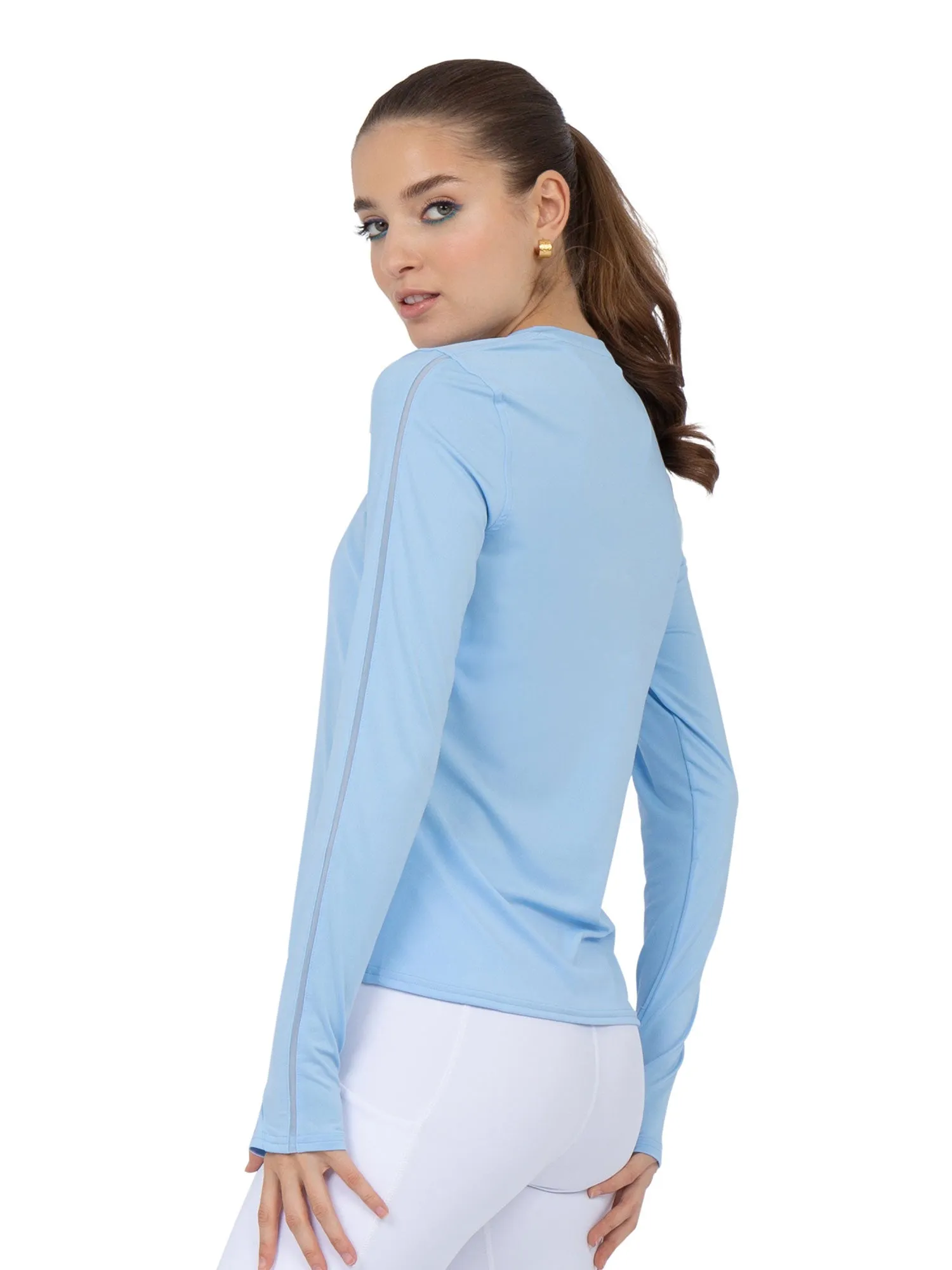 Classic Long Sleeve Crew Neck - Bluebell