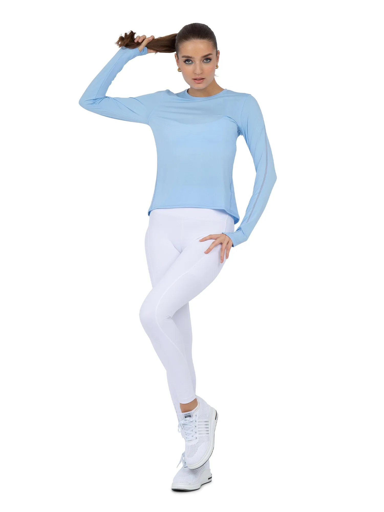 Classic Long Sleeve Crew Neck - Bluebell