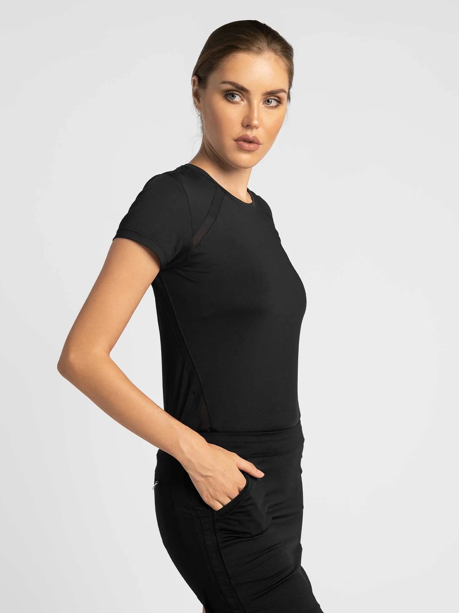 Classic Short Sleeve Crew Neck - Black