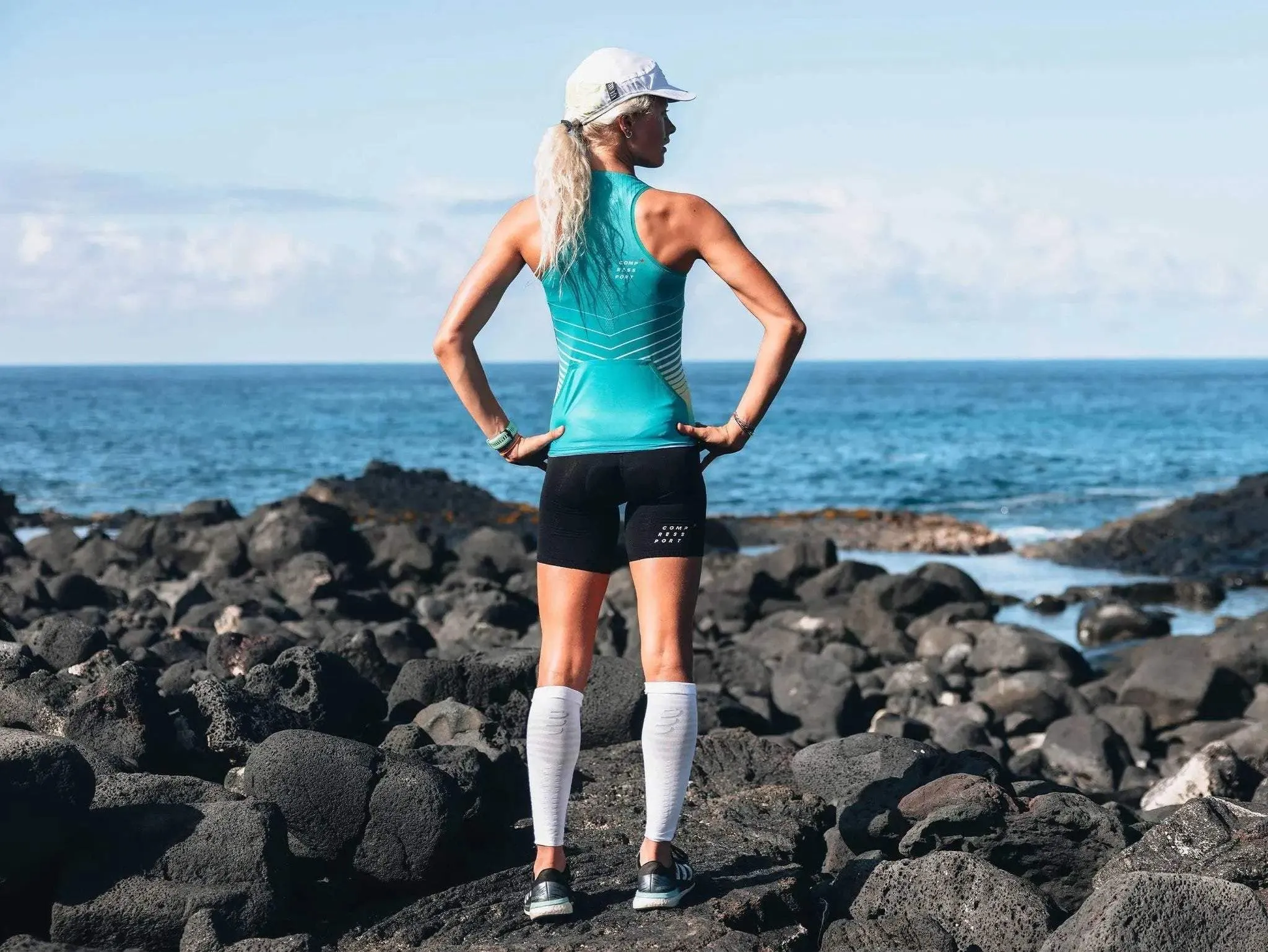 Compressport | Tri Postural Tank Top | Dames | Columbia