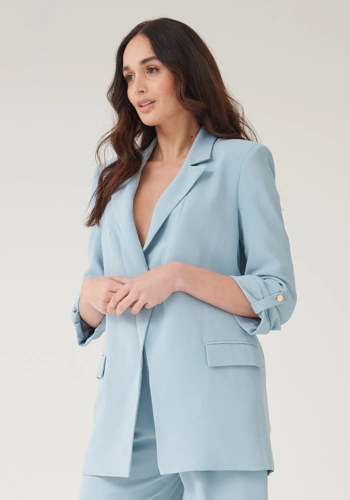 Courtney Blazer in Light Blue - Outlet