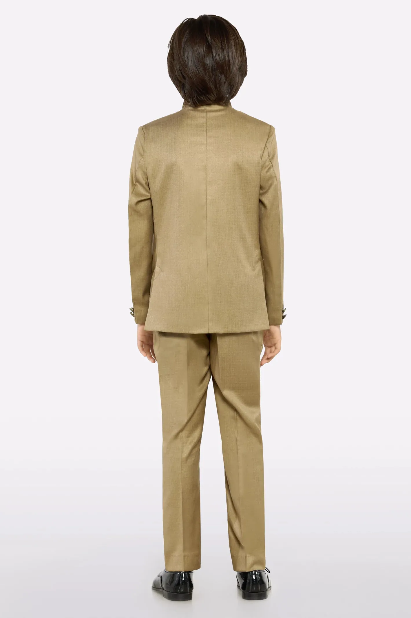 Elegant Beige Boy Prince Suit