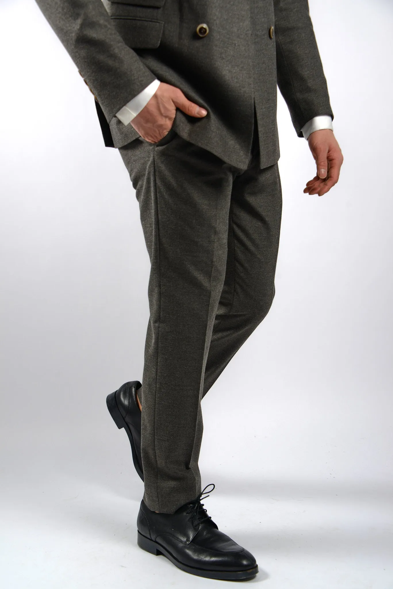 EURO BRUSHED TONAL DT DRESS PANT