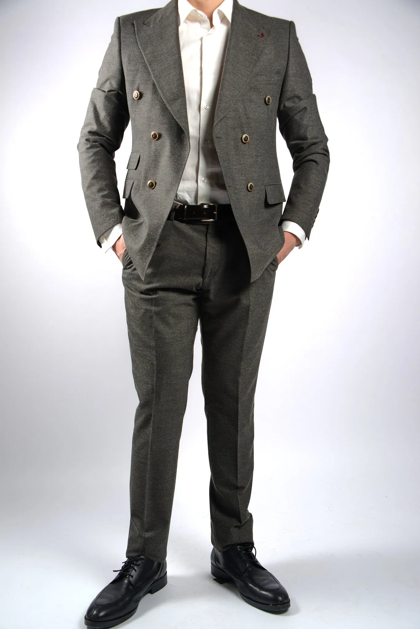 EURO BRUSHED TONAL DT DRESS PANT