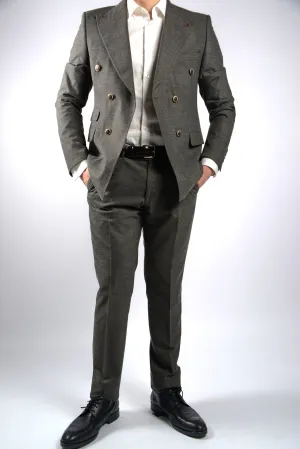 EURO BRUSHED TONAL DT DRESS PANT