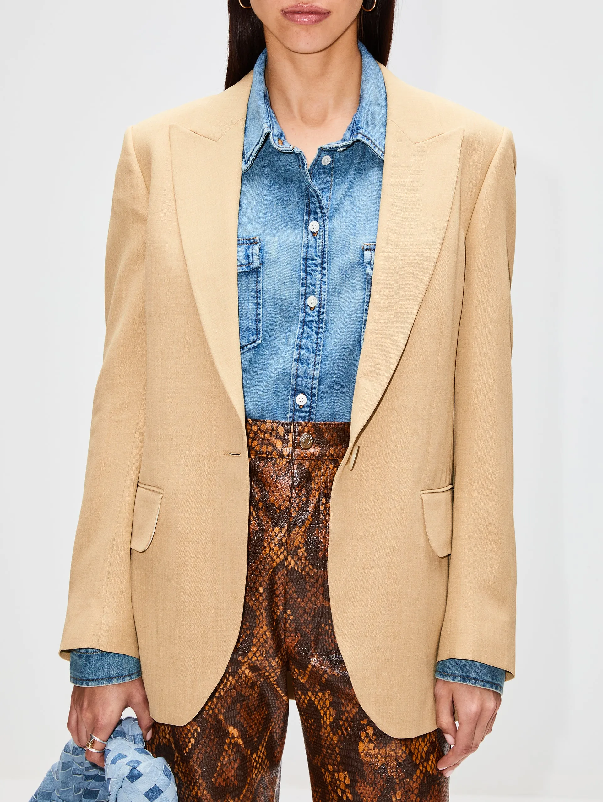 Exclusive Single Breasted Juniper Blazer
