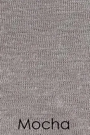 Hacci Slub V-Neck Drop Shoulder Top
