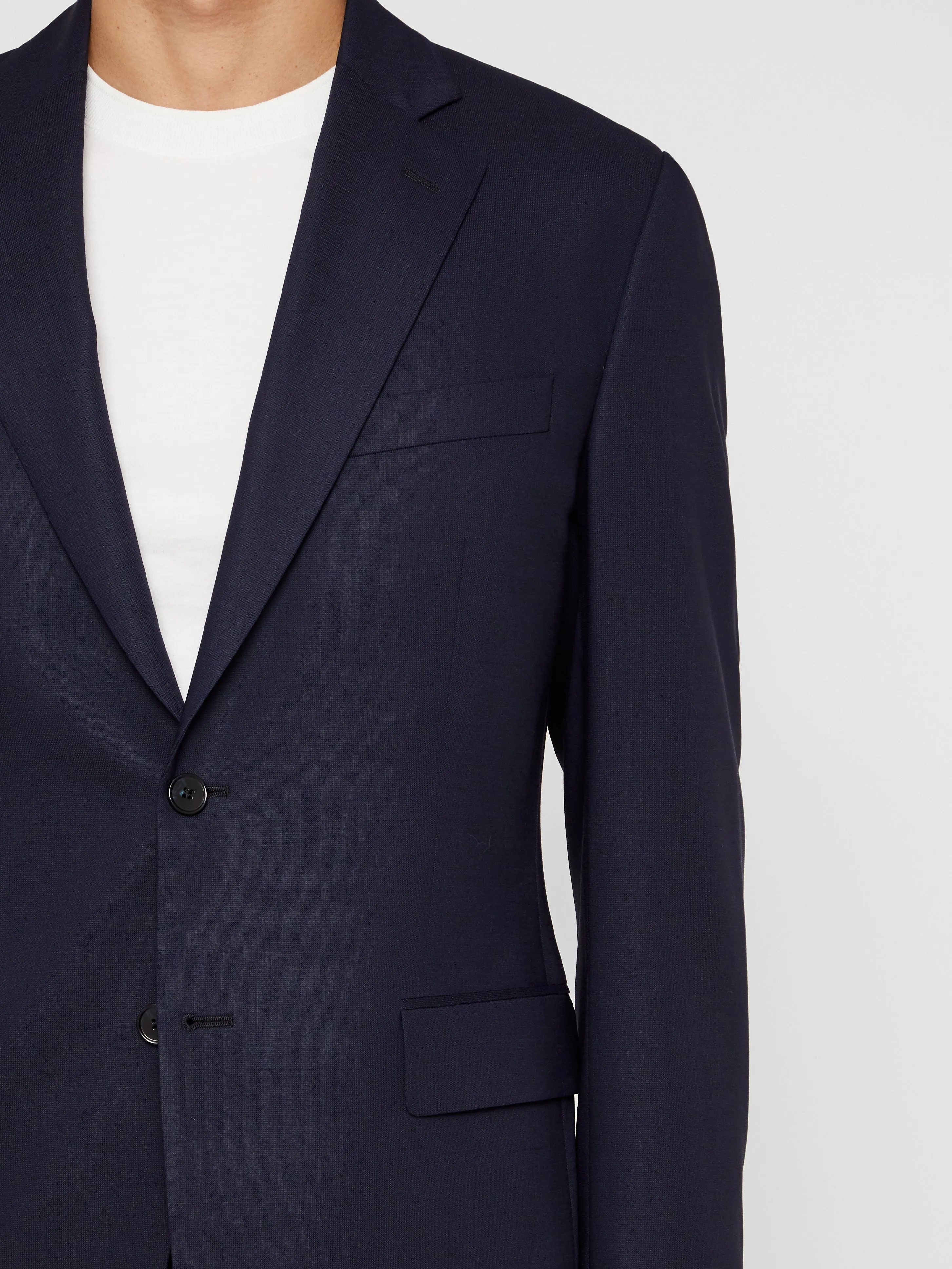 J.Lindeberg Mens Donnie Soft Natural Comfort Blazer - JL NAVY, Stylish and Comfortable Navy Blue Jacket for Men