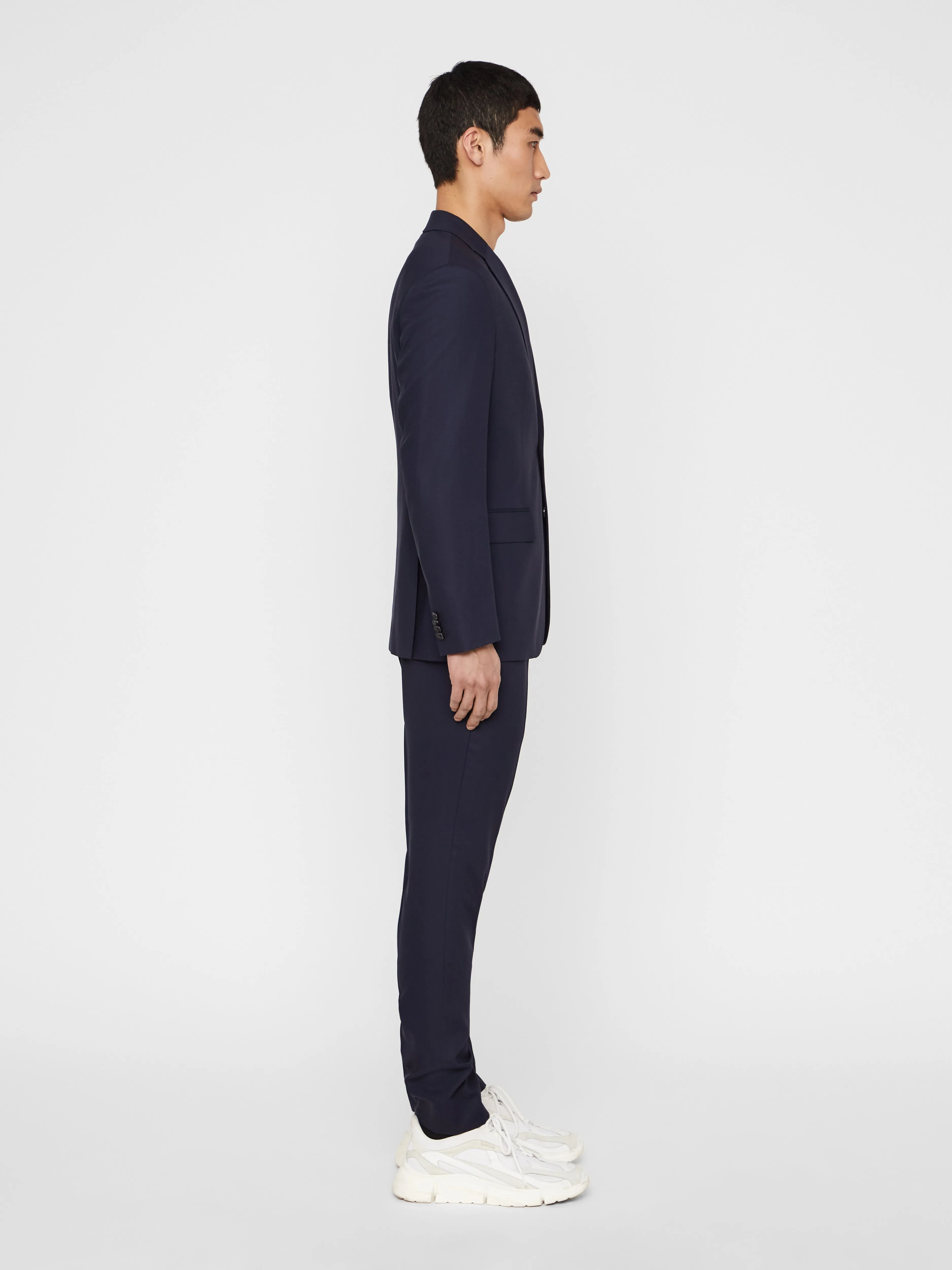 J.Lindeberg Mens Donnie Soft Natural Comfort Blazer - JL NAVY, Stylish and Comfortable Navy Blue Jacket for Men