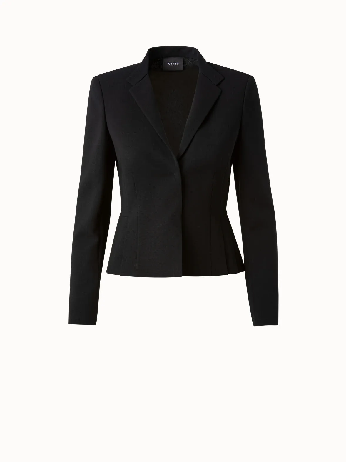 Kurzer Blazer aus Double-Face-Wolle