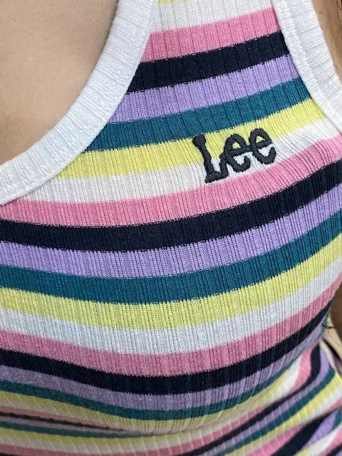 Lee Girls' tank top 70S Rib Top LQ23URA26 orchid
