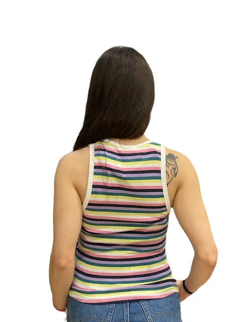 Lee Girls' tank top 70S Rib Top LQ23URA26 orchid