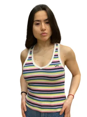 Lee Girls' tank top 70S Rib Top LQ23URA26 orchid