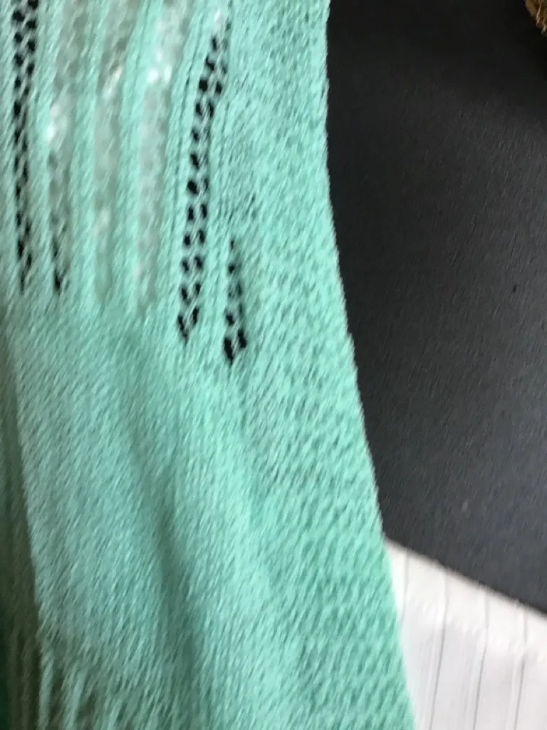 Mint Lightweight Openweave Cardigan - Small to 3X