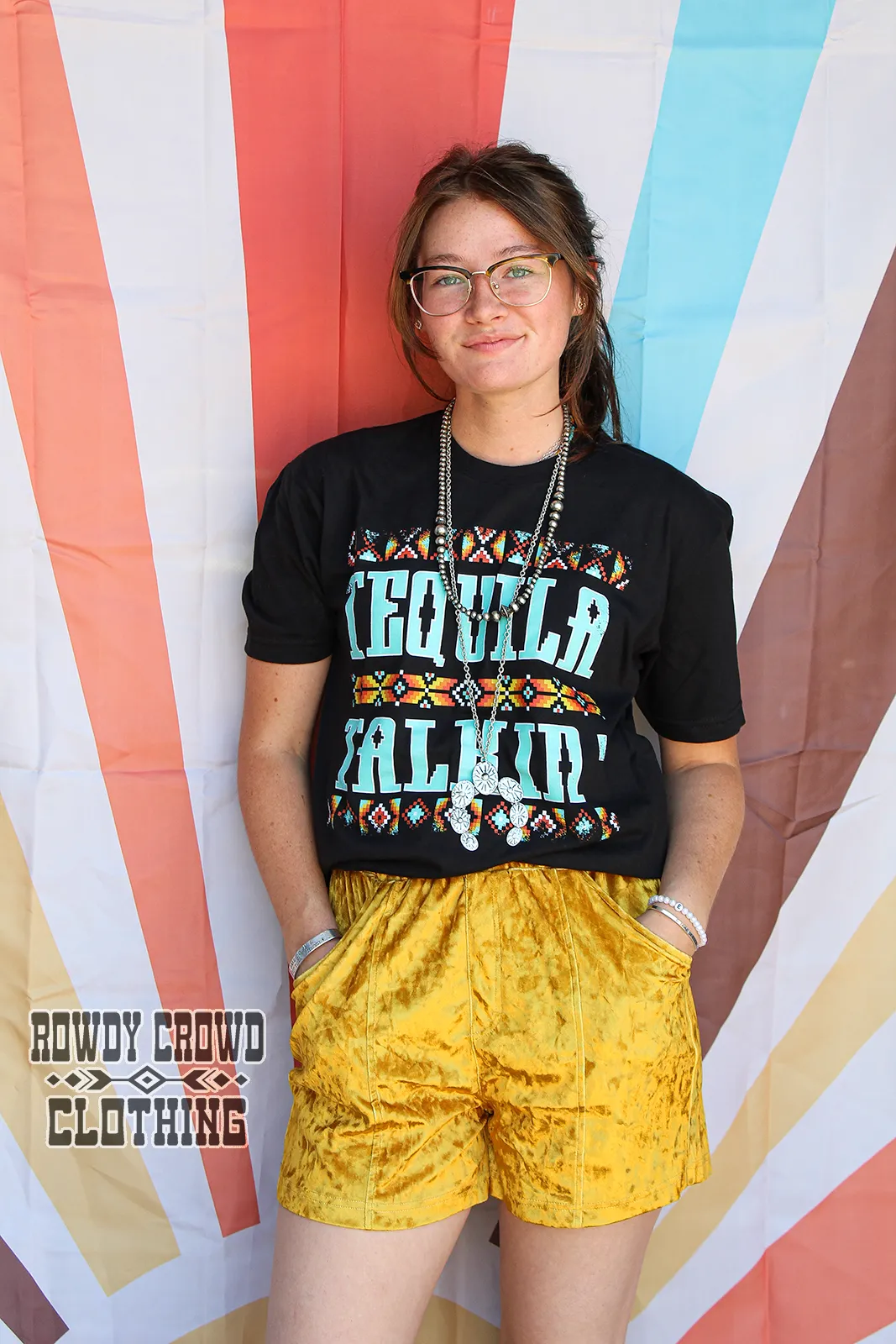 Mustard Vetiver Velvet Shorts