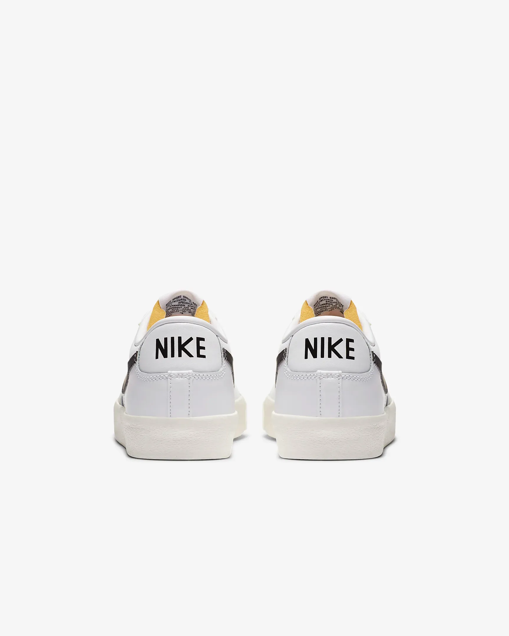 Vintage Nike Mens Blazer Low 77 Shoes - Classic White/Sail/Black Sneakers