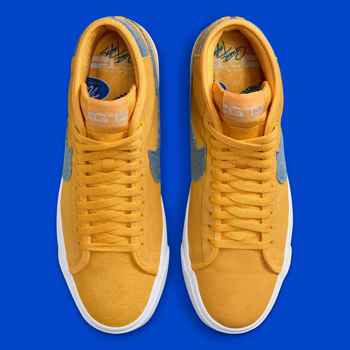 Nike SB Zoom Blazer Mid Pro GT Grant Taylor University Gold Denim
