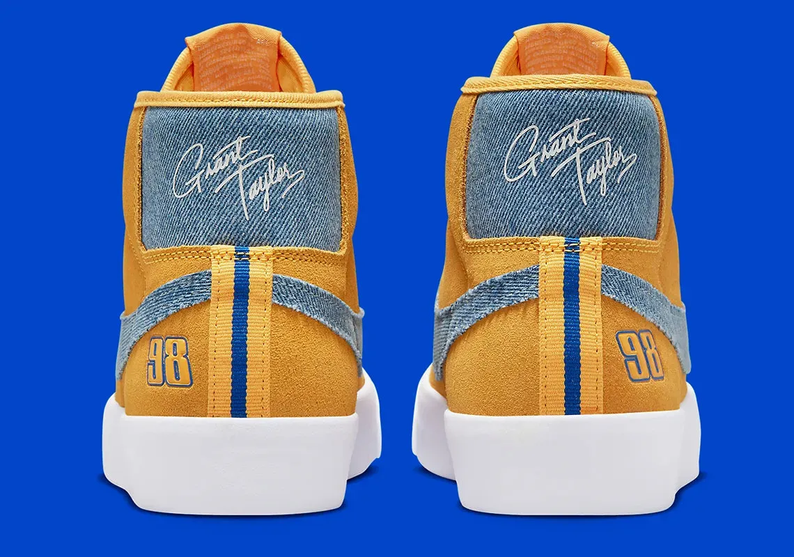 Nike SB Zoom Blazer Mid Pro GT Grant Taylor University Gold Denim