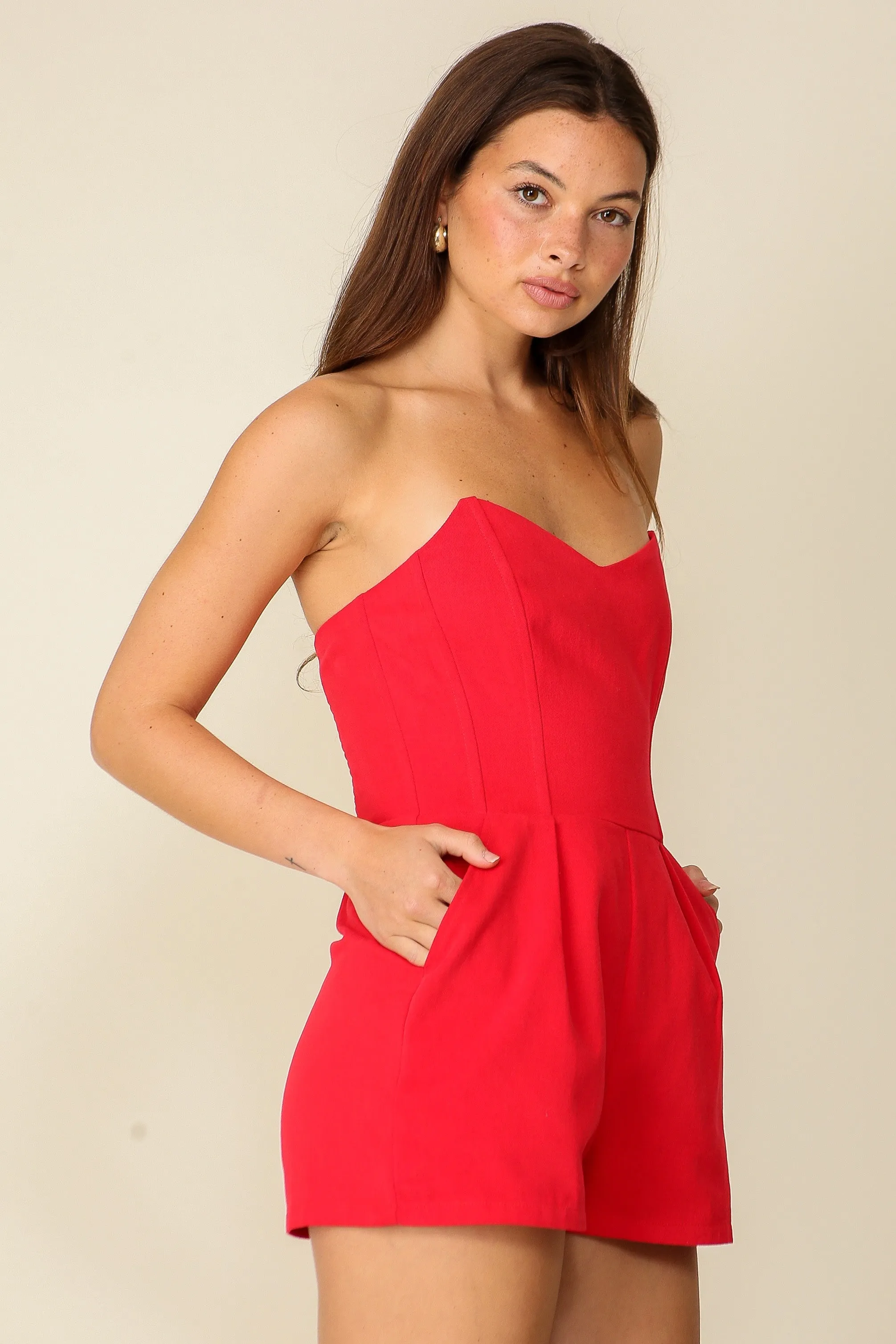 Ryann Bustier Romper