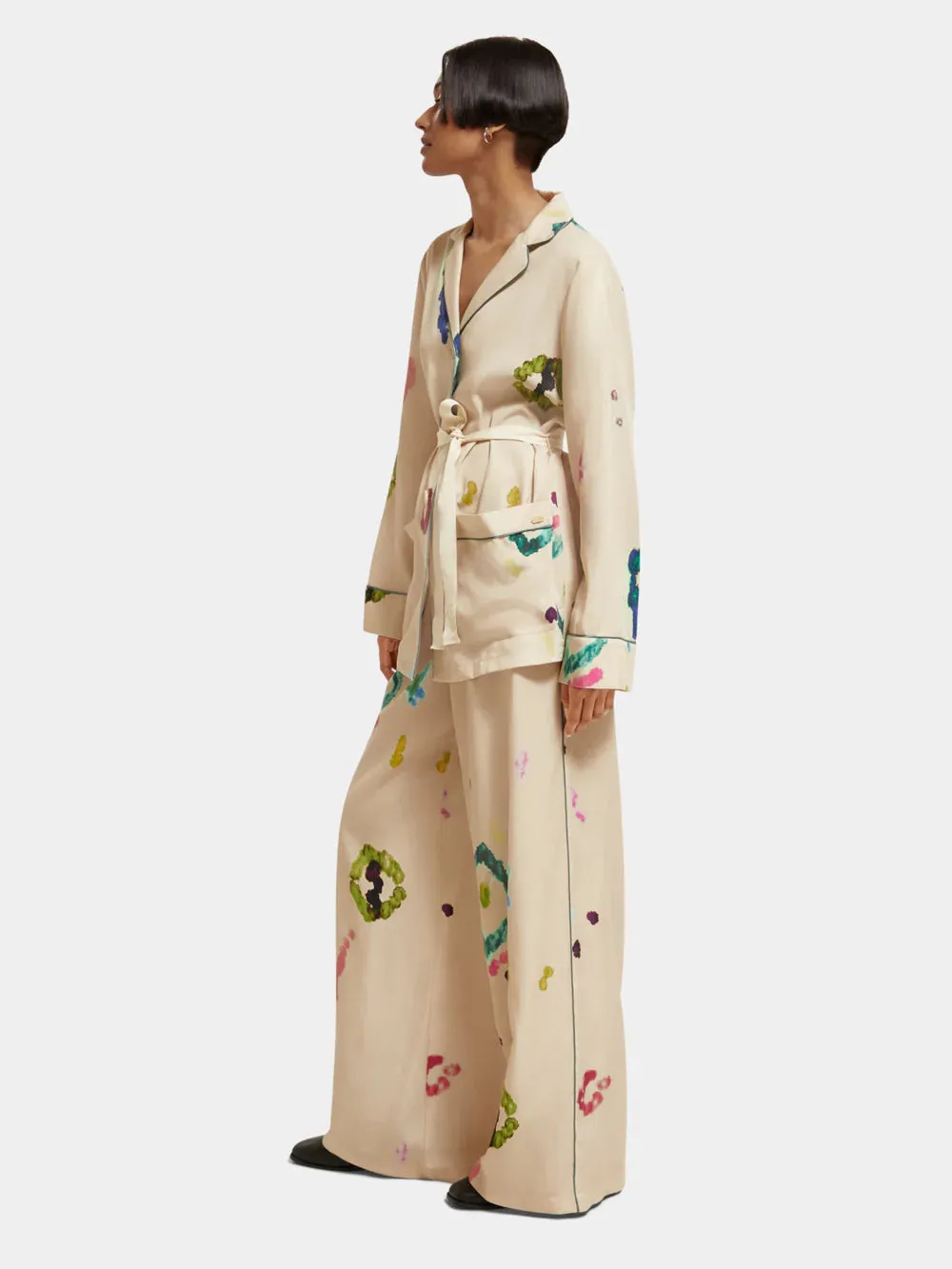 Scotch & Soda Stylish Printed Pyjama Blazer for Women
