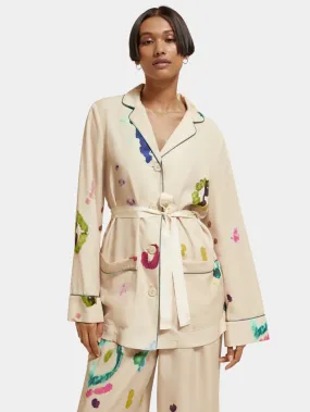 Scotch & Soda Stylish Printed Pyjama Blazer for Women