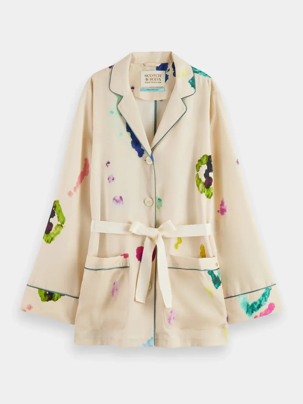 Scotch & Soda Stylish Printed Pyjama Blazer for Women