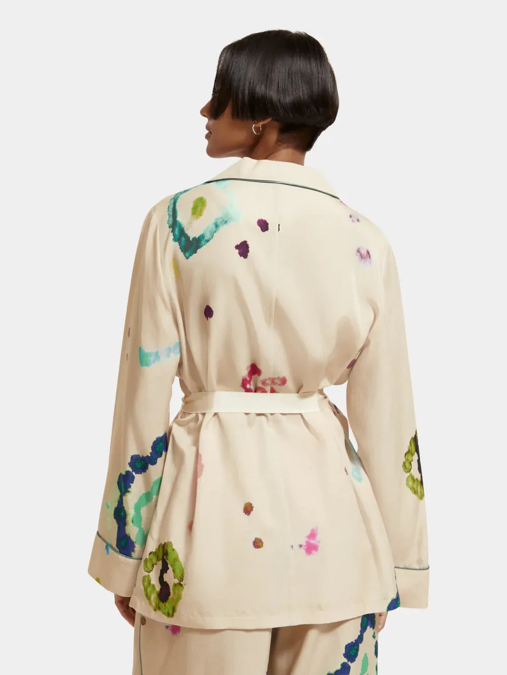 Scotch & Soda Stylish Printed Pyjama Blazer for Women
