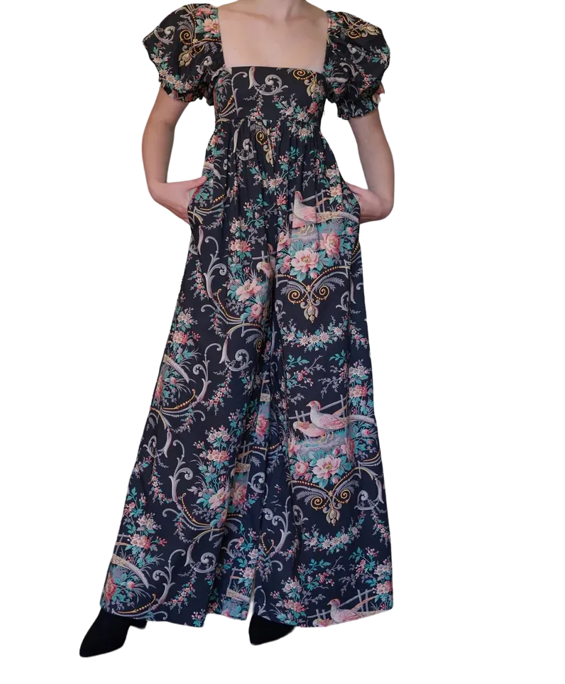 Selkie Black 'Night in Paris' Jumpsuit UK 12