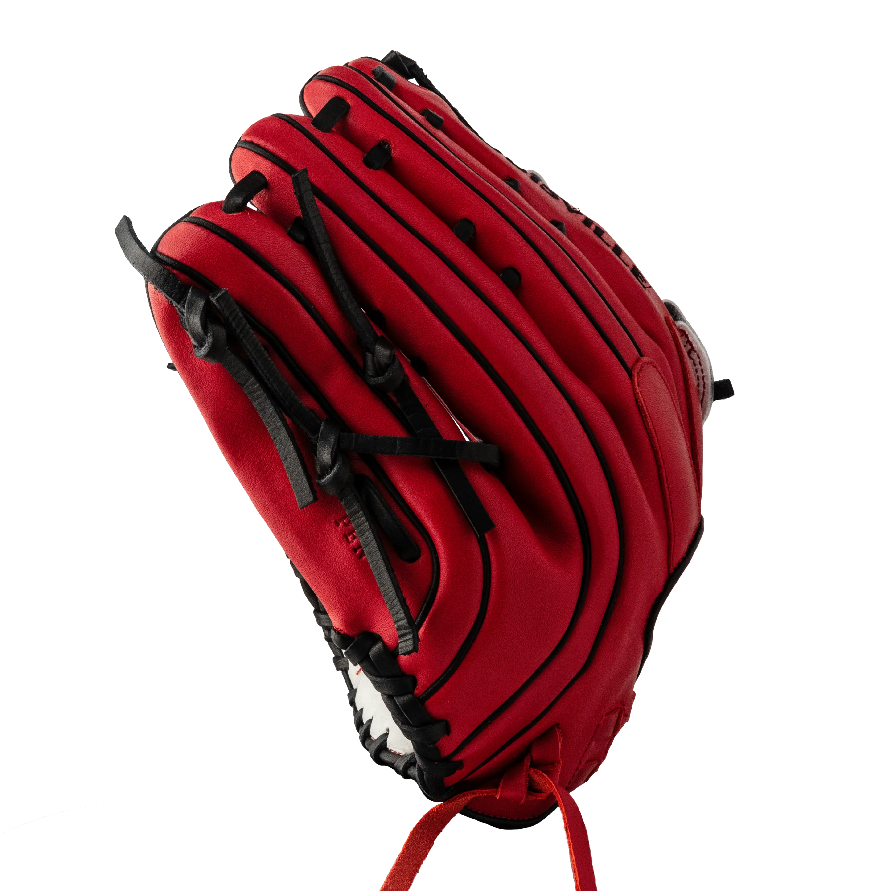 Super Z Slowpitch Fielding Glove 24 - White - Red