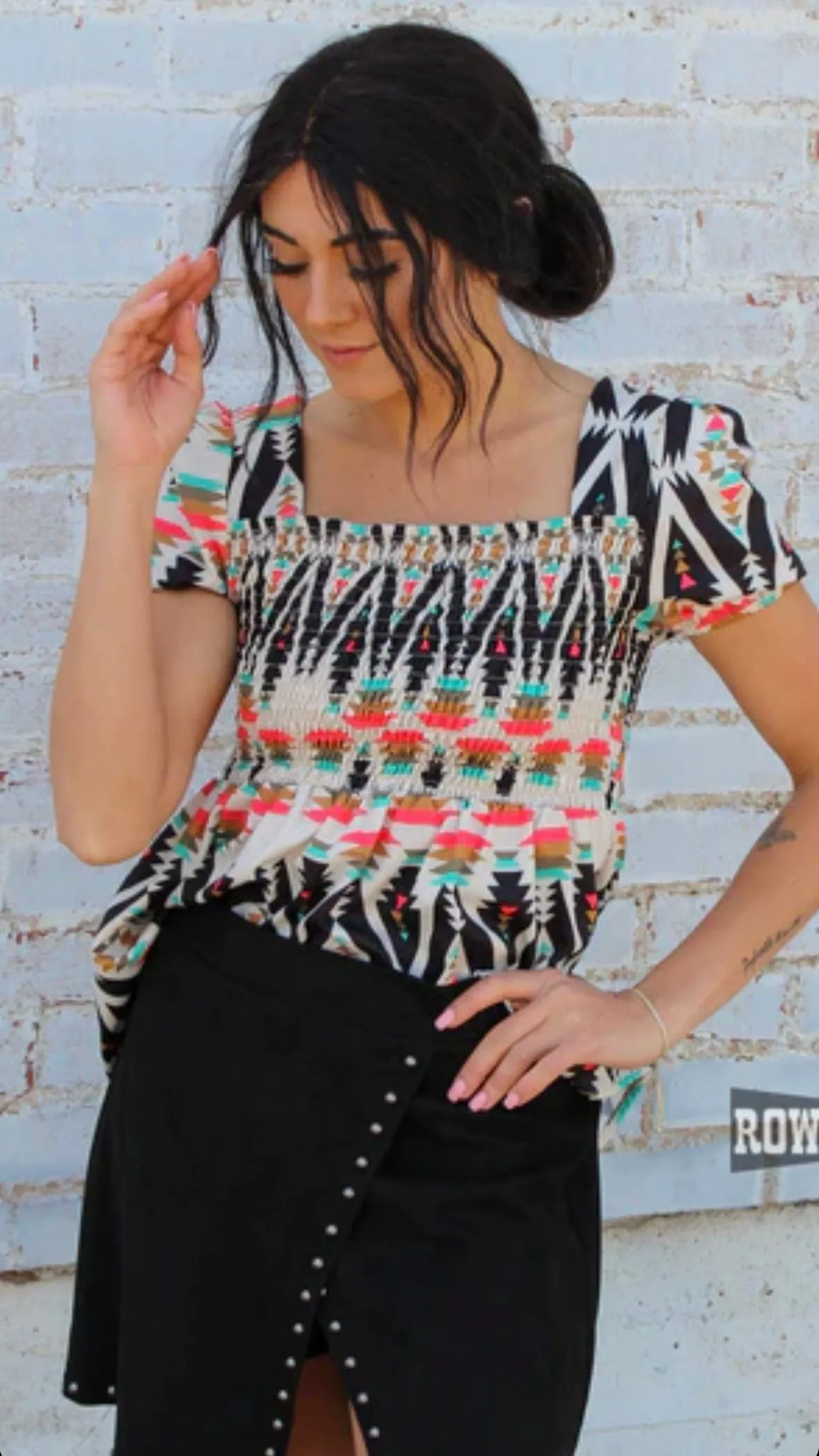 The Las Vegas Nights Aztec Top