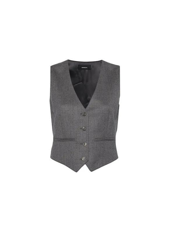Waistcoat in Charcoal