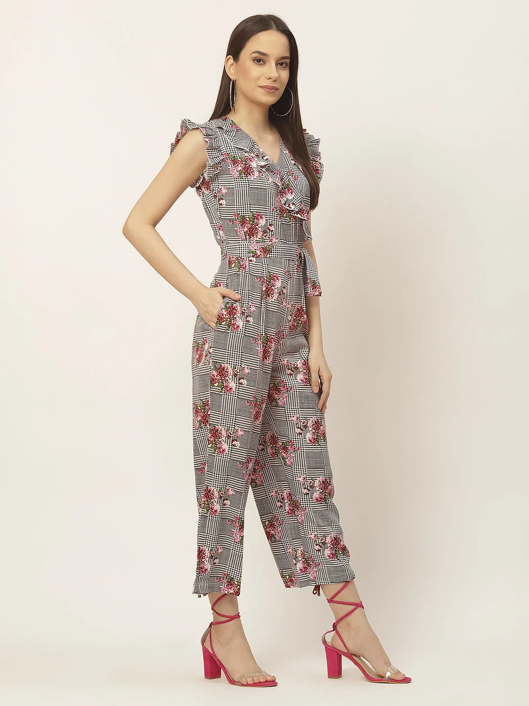 Women Striped Jumpsuit